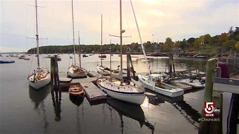 Sailing to Rockport Harbor, Maine