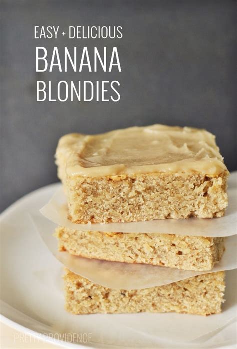 Banana Blondies