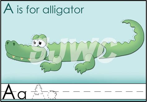 A Is For Alligator Alphabet File Folder Game Downloadable Etsy