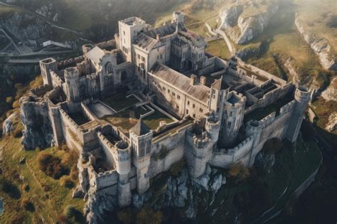 Premium Photo Medieval Castle Tower Generate Ai