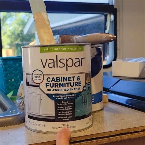 Valspar Cabinet Enamel Paint U Create Off