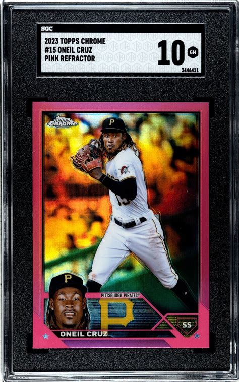 Topps Chrome Pink Refractor Oneil Cruz For Sale Online Ebay