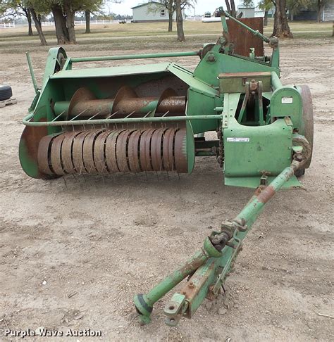 John Deere 14t Small Square Baler In Kinsley Ks Item Am9067 Sold