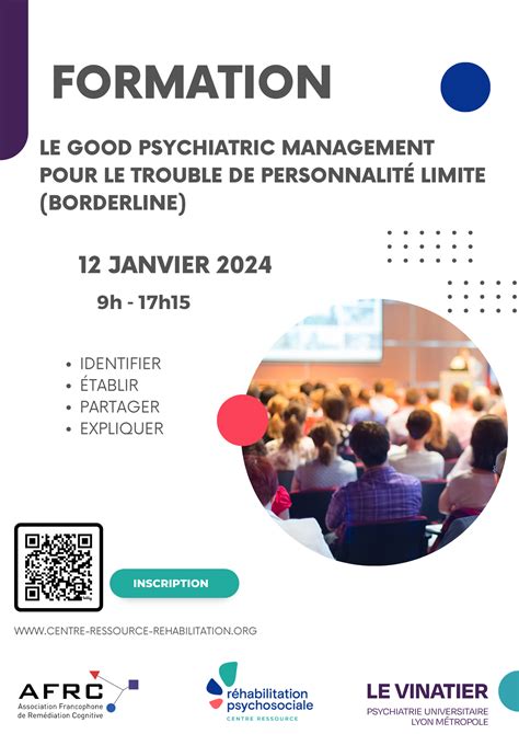 Formation Le Good Psychiatric Management Pour Le Trouble De