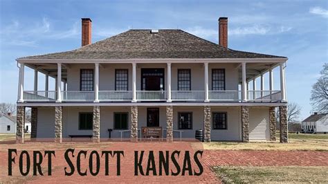 Fort Scott Historical Site National Park Service Treasure Kansas