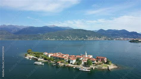 Video Stock L île des pêcheurs Isola dei Pescatori ou Isola Superiore