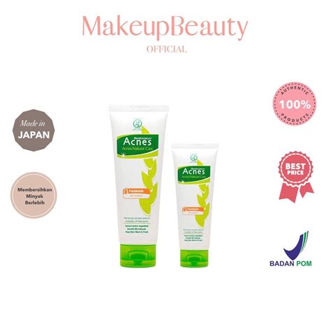 Jual Acnes Natural Care Face Wash Oil Control Shopee Indonesia