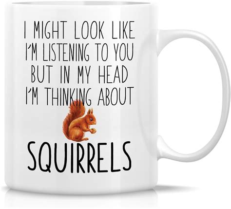 Retreez Funny Squirrel Mug T Gardening Farm Squirrels