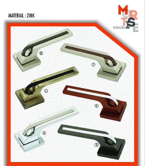 M 1020 Zink Rose Mortise Door Handles Feature Durable Fine Finished Perfect Strength Rust