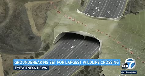 World’s Largest Wildlife Overpass Over U S 101 Near Los Angeles