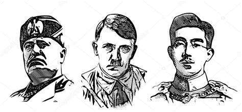 Caricatura De Hitler Y Mussolini