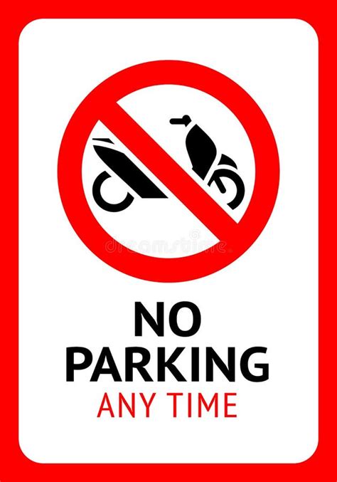 No Motorcycle Parking Stock Illustrations 84 No Motorcycle Parking