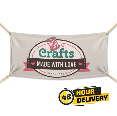 Craft Show Banner With Your Logo Custom Craft Fair Banners Etsy