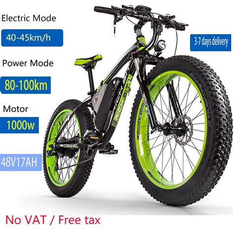 RichBit RT 012 Plus 26 Inch Fat Tire Electric Bike Mtb SHIMANO 21 Speed