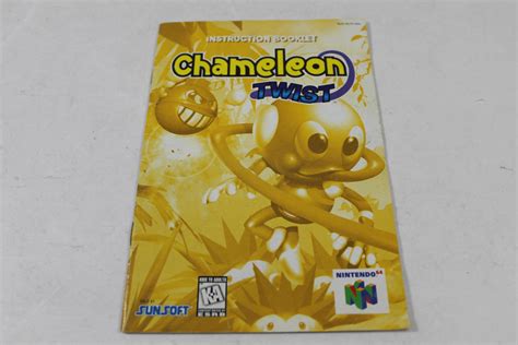 Manual - Chameleon Twist - Nintendo N64-N64_CHAMELEON_TWIST_