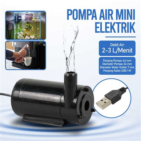 Jual Pompa Air Mini Usb Elektrik Mikro Water Pump Dc V Shopee Indonesia