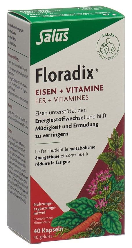 Floradix Eisen Vitamine Kaps Blist Stk Sun Store Apotheke