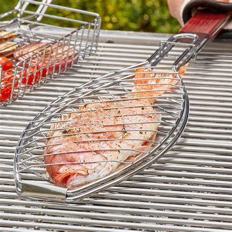 Outset® 18 14 X 6 18 Fish Grill Basket