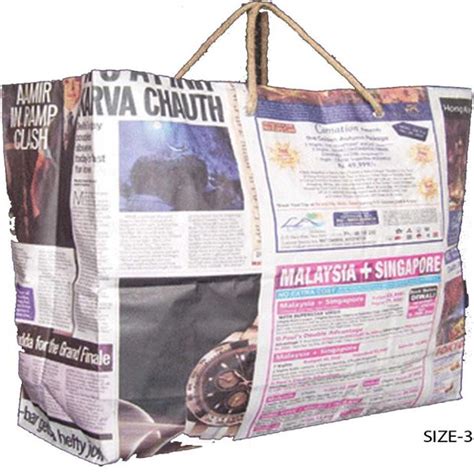 Newspaper Packaging Bag Comimentry Newspaper Bag Buy Recycled Bags