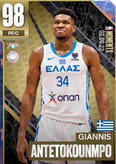 NBA 2K23 2KDB Custom Card Greek Freak