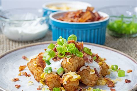 Loaded Tater Tots Through The Cooking Glass