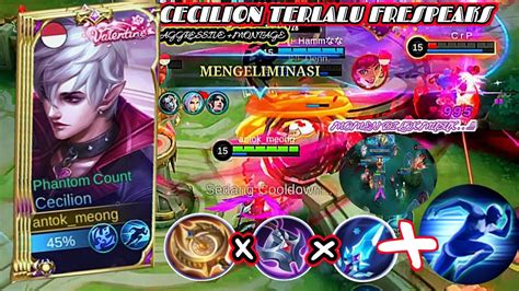 Gamplay Momen Mage Cecilion Di Lok Musuh Hero Cecilion Pencari Stak