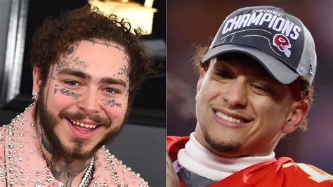 Post Malone Gets New Ink After Losing In Beer Pong To Chiefs Patrick Mahomes Travis Kelce