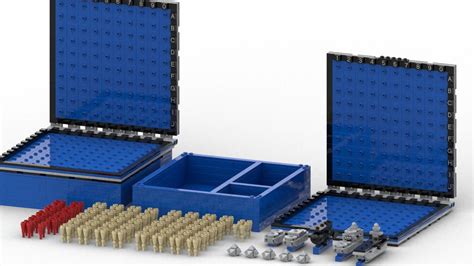 LEGO MOC Lego Battleship Game by Dujk | Rebrickable - Build with LEGO