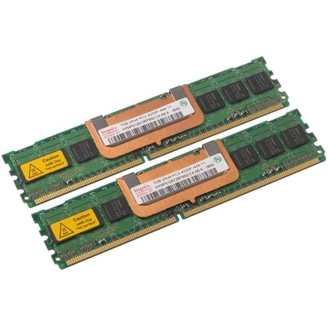 Hynix Ddr2 Ram 2gb Kit 2x1gb Pc2 4200f Ecc 2r Gekko