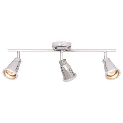 Chrome Bathroom 3 Way Spotlight Bar