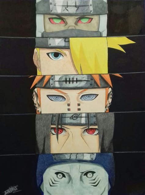 Akatsuki Pt 1 By Usuratonkachi Naruto Boruto FR Amino Dessin