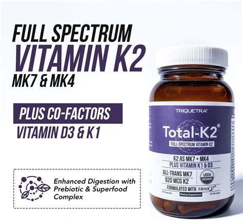 Buy Total K Full Spectrum Vitamin K Includes Mk Mk Plus