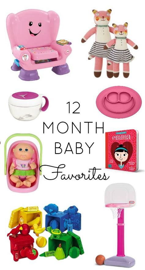 12 Month Baby Favorites Baby Month By Month Baby Toys Mom Guilt