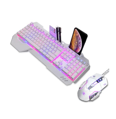 Mamba 618 Wired Gaming Keyboard And Mouse Set White Repc Computer Store