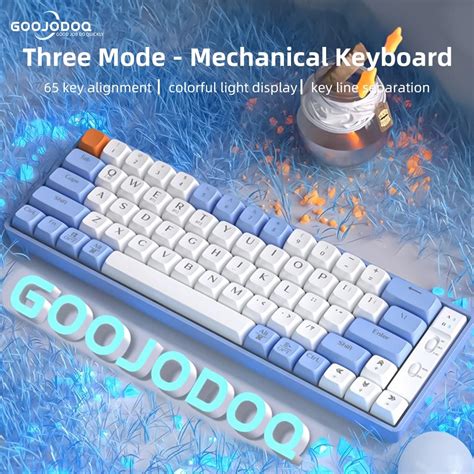 Jual Goojodoq Wireless Bluetooth Mechanical Keyboard Gaming Keyboard