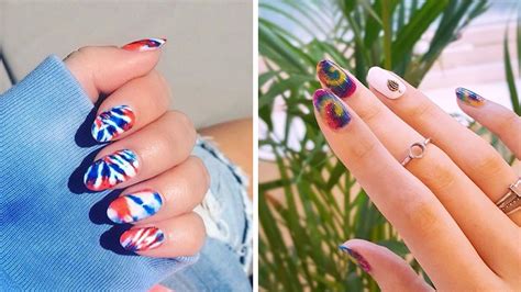 Tie Dye Nail Art Is The Coolest Manicure Trend For Summer Allure