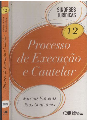 Sebo Do Messias Livro Processo De Execu O E Cautelar