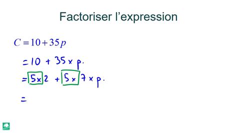 03 Calcul Litteral Factorisation Exemple 02 YouTube