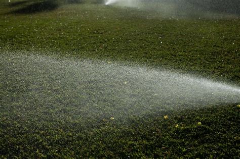 Irrigação automática por aspersão de grama irrigação de grama de