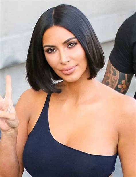 Kim Kardashian Bob Haircut Hairstyle Kim Kardashian Short Hair Kim