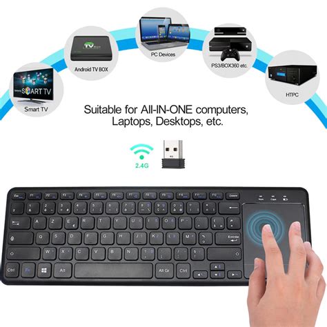 Clavier Sans Fil G Avec Pav Tactile Souris Touches Pour Ipad