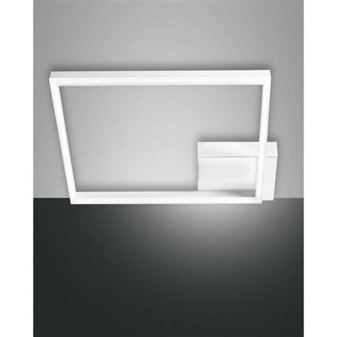 LED Deckenleuchte weiß satiniert Fabas Luce Smartluce Bard 3510lm