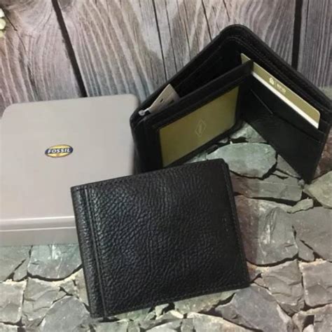 Jual DOMPET PRIA FOSSIL ORIGINAL TYLER TRAVELLER RFID BLACK Shopee