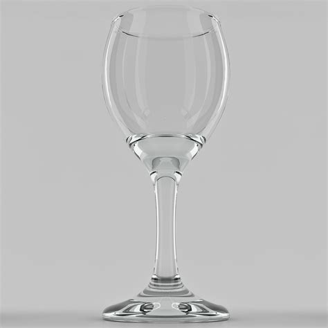 3d sherry glass