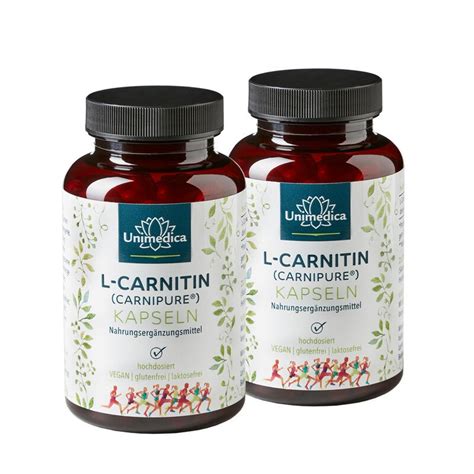 2er Sparset L Carnitin Carnipure® 2000 Mg Pro Tagesdosis 2 X 120