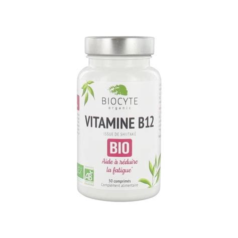 Biocyte Vitamin B12 Orgânica 30comp DocMorris PT