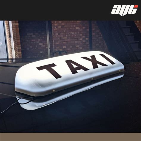 Led Taxi Roof Top Sign Light White White Inch Taxi Light