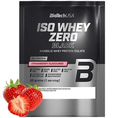 BioTech USA Iso Whey Zero Black Na Podstawie Izolatu Serwatki