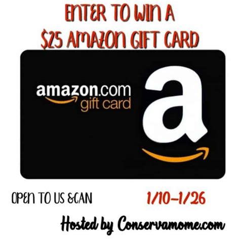 #Win a $25 Amazon Gift Card! US/CAN Ends 1/26 - Miss Molly Says