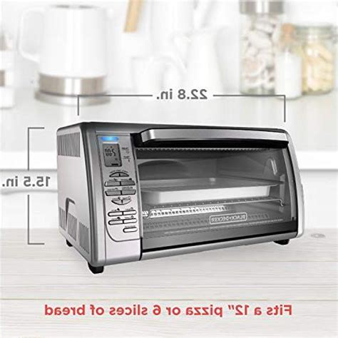 Blackdecker Countertop Convection Toaster Oven Silver Cto6335s